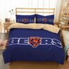 3d Chicago Bears Duvet Cover Bedding Set 2