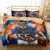 3D Hroniss Grasu Chicago Bears Duvet Cover Bedding Set 3