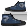 3D Simple Logo Indianapolis Colts Custom Canvas High Top Shoes L98 2