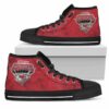 3D Simple Logo Kansas City Chiefs Custom Canvas High Top Shoes L98 3