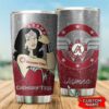 Alabama Crimson Tide Wonder Woman Custom Name Tumbler 3