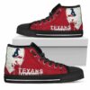 Alien Movie Houston Texans Custom Canvas High Top Shoes L98 2