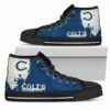 Alien Movie Indianapolis Colts Custom Canvas High Top Shoes L98 3