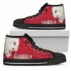 Alien Movie Kansas City Chiefs Custom Canvas High Top Shoes L98 3