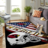 Amazon Arizona Cardinals Living Room Area Rug DTTRUG1702001 2