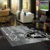 Amazon Oakland Raiders Living Room Area No4360 Rug 3