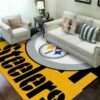 Amazon Pittsburgh Steelers Living Room Area No4680 Rug 2