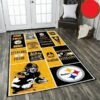 Amazon Pittsburgh Steelers Living Room Area No4688 Rug 2