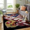 Amazon San Francisco 49ers Living Room Area No4851 Rug 2