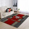 Amazon San Francisco 49ers Living Room Area No4865 Rug 3