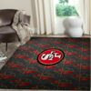 Amazon San Francisco 49ers Living Room Area No4873 Rug 2