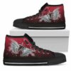 Angel Wings Atlanta Falcons Custom Canvas High Top Shoes L98 3