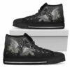 Angel Wings Chicago White Sox MLB Custom Canvas High Top Shoes 2