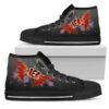 Angel Wings Cincinnati Bengals Custom Canvas High Top Shoes L98 3