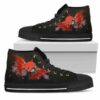 Angel Wings Cleveland Browns Custom Canvas High Top Shoes L98 2