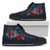 Angel Wings Houston Texans Custom Canvas High Top Shoes L98 3