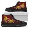 Angel Wings Kansas City Chiefs Custom Canvas High Top Shoes L98 2