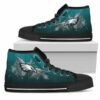 Angel Wings Philadelphia Eagles Custom Canvas High Top Shoes L98 2