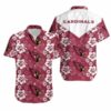 Arizona Cardinals Flowers Hawaii Shirt and Shorts Summer Collection H9 2