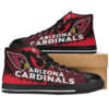 Arizona Cardinals Football 16 Custom Canvas High Top Shoes L98 2