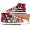 Arizona Cardinals Football 9 Custom Canvas High Top Shoes L98 3