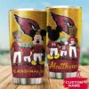 Arizona Cardinals Grogu Mickey Groot Custom Name Tumbler 2