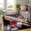 Arizona Cardinals Living Room Area Rug DTTRUG1702005 2