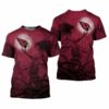 Arizona Cardinals Mermaid Gift For Fan 3D T Shirt Sweater Zip Hood 2