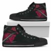 Arizona Cardinals Nightmare Freddy Custom Canvas High Top Shoes L9 2