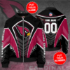 Arizona Cardinals Personalized AC Bomber Jacket 2