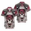 Arizona Cardinals Skull Gift For Fan Hawaii Shirt and Shorts Summe 2