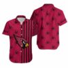 Arizona Cardinals Stripes and Skull Hawaii Shirt and Shorts Summer Col 2