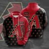 Arizona Diamondbacks MLB Logo 3D Hoodie H97 H97 3