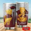 Arkansas Razorbacks Pooh Custom Name Tumbler 3