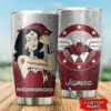 Arkansas Razorbacks Wonder Woman Custom Name Tumbler 2