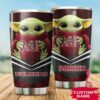 Atlanta Falcons Baby Yoda Tumbler Custom Name 2