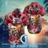 Atlanta Falcons Hawaiian Shirt Baby Yoda Style Summer 3