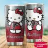 Atlanta Falcons Hello Kitty Custom Name Tumbler 2