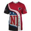 Atlanta Falcons T-shirt 3D summer Short Sleeve gift for fan 3