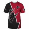 Atlanta Falcons T-shirt Zigzag graphic Summer gift for fans 3