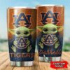 Auburn Tigers Baby Yoda Custom Name Tumbler 2