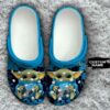 Baby Yoda Carolina Panthers custom name crocs crocband clog 2