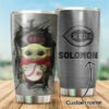 Baby Yoda Love Cincinnati Reds Double-walled Stainless Steel Custom For Baseball Tumbler 3