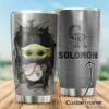 Baby Yoda Love Colorado Rockies Double-walled Stainless Steel Custom For Baseball MLB Fans Tumbler 3