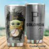 Baby Yoda Love Pittsburgh Pirates 08 20 Oz Double-walled Stainless Steel Custom For Baseball-MLB Fans-Tumbler 3