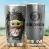 Baby Yoda Love Washington Nationals Double-walled Stainless Steel Custom For Baseball-MLB Fans-Tumbler 3