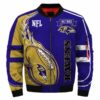 Baltimore Ravens bomber jacket Fashion winter coat gift for men 3