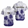 Baltimore Ravens Coconut Trees Gift For Fan Hawaiian Graphic Print 2