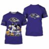 Baltimore Ravens Disney Mickey Mouse And Friends Men’s And Women’s 3