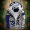 Baltimore Ravens Fleece Jacket 3D Graphic balls 3